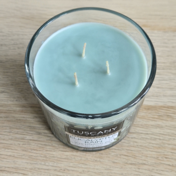 Eucalyptus Rain Long-Lasting Scented Jar Candle (14 oz) • High Intensity - Picture 7 of 10